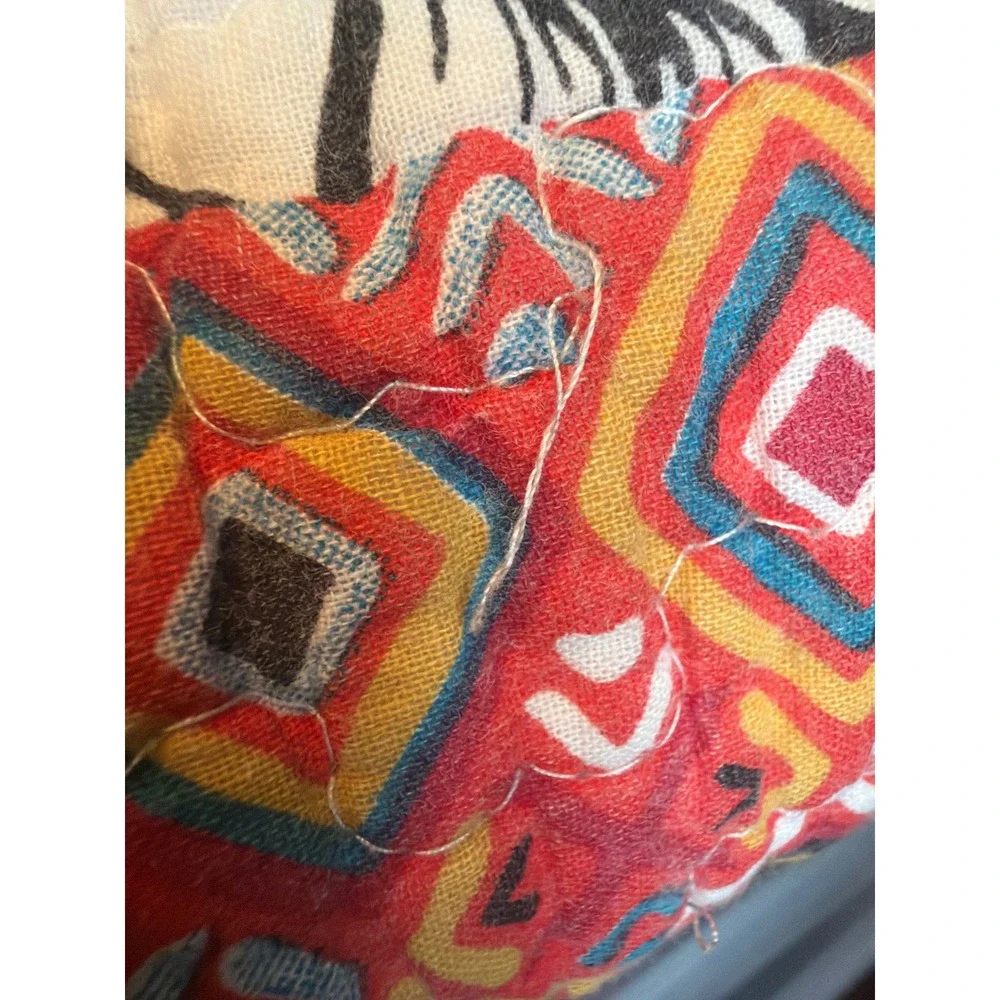 Lush Decor King Quilt Set Bohemian Stripe Reversible 3pc‎ 100 % Cotton Bedding
